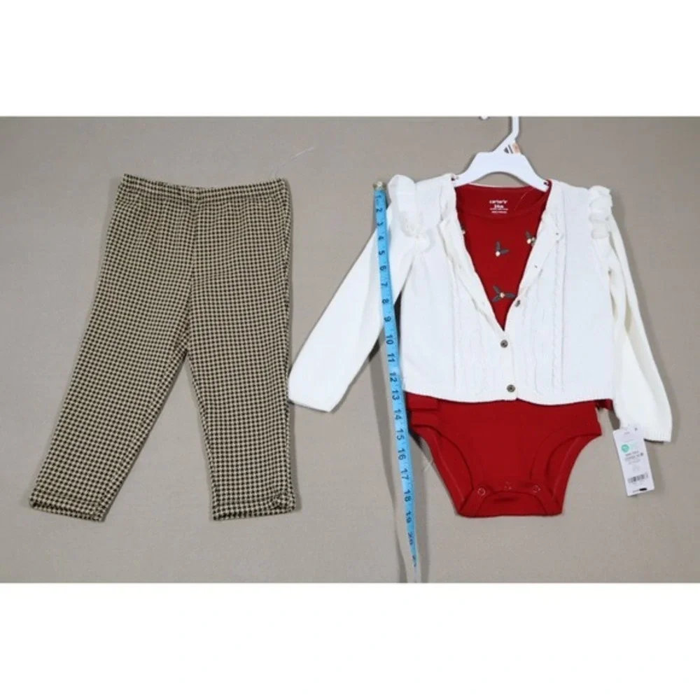 Carter's Infant Girl's 3-Piece Little Cardigan Set - Size 24M‎